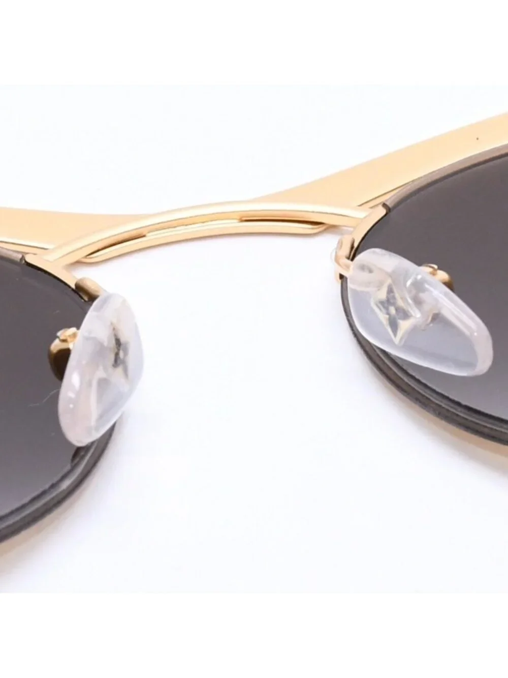 Louis Vuitton Sunglasses Leather Gold Eyewear